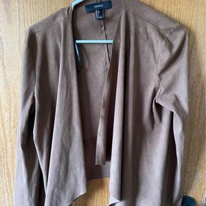 Women’s SZ L faux suede jacket